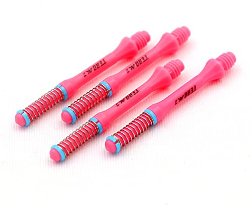 CUESOUL TERO AK7 Dart Shafts Eingebautes Federteleskop für Stahlspitzenpfeile und weiche Spitzpfeile, 4er-Set