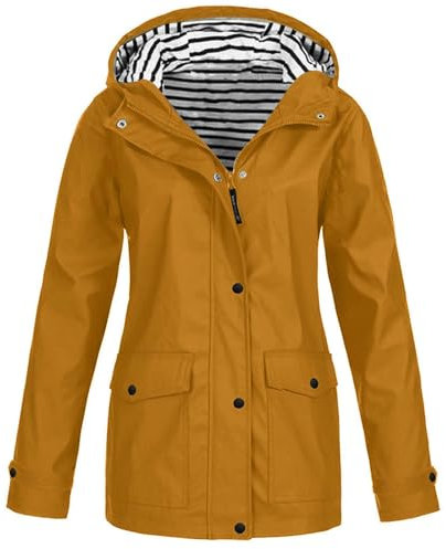 Uwdiohq Outlet Sale Sonderangebote Outdoorjacke Damen Wasserdicht Lang Regenjacke Halber Reißverschluss Damen Casual Hoodies Leichte Fahrradjacke Damen Atmungsaktiv Sale Angebote Bestellung