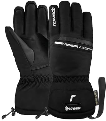 Reusch Sprint Gore-Tex Junior Guantes de Invierno cálidos, Impermeables, Resistentes al Viento y Transpirables, Guantes de esquí, Guantes de Nieve para niños, Adolescentes, niñas y niños