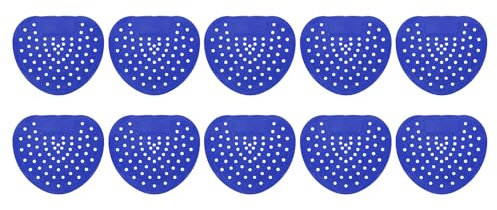 QUARKZMAN 20 Piezas Desodorante de Pantalla de Urinario, Pastillas de Urinario con Aroma Anti-Salpicaduras Protección contra Olores Tapetes de Urinario Baños, Azul