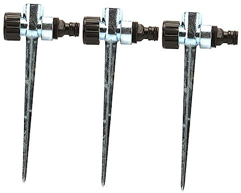 Toddmomy 3 Stück Sprinkler Spike Bodenhalterung Mit Innengewinde Bewässerungssprinkler Spike Für Gartenrasen Langlebiger Metall Gartensprinkler Sockel Stabile Befestigung Für Rasenbewässerung