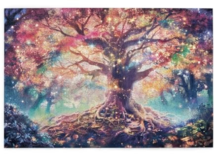Puzzle Albero della vita 4000 Pezzi Sogno Adulti, Puzzle di Legno da Principiante, Giochi Divertenti di Intrattenimento in Famiglia, DIY Creativi Hobby Adulti Donna Decorazione Casa Regalo 1T-1562