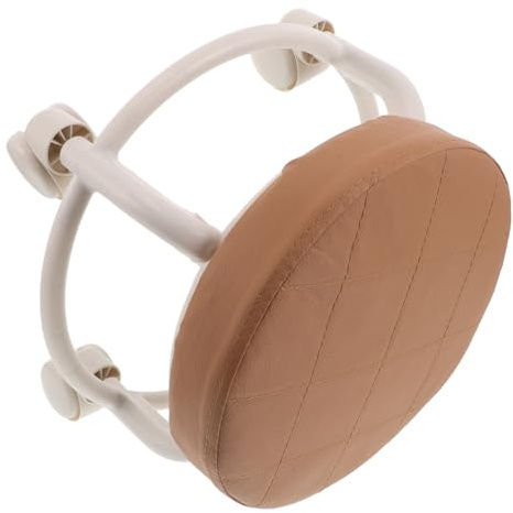OSALADI Tabouret Roulant en Cuir PU Marron Tabouret Bas Pivotant à 360° avec roulettes Universelles Siège Compact pour Salon de Beauté Manucure et Bureau à Domicile pour Spa et Atelier