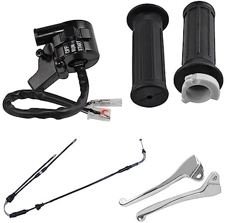Wai Danie Leva freno Impugnatura acceleratore Cavo PeeWee PW 50 Interruttore Compatibile con Yamaha PW50 PY50 50 cc
