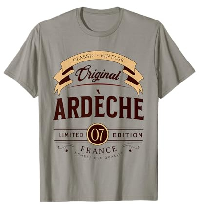 Vintage Ardèche Département France T-Shirt