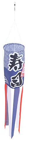 Gogogmee Windsack Im Japanischen Stil Wetterfeste Dekoration Für Terrassen Und Gärten Ohne Erforderlich Einfach Zusammenfaltbar