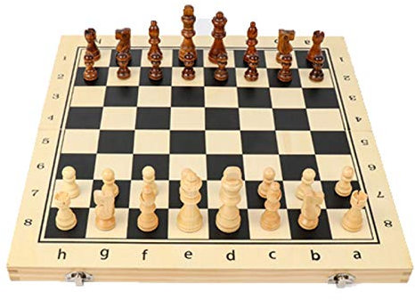 FGDIUCVN Schachbrettspiele Schachspiel Faltbares internationales Schachbrett Magnetisches Schachspiel Handgefertigte Schachfigur Faltbares Schachspiel Internationales Schachspiel