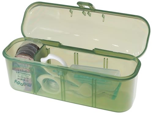 DIY Daily Contact Lens Organizer Case kit with Contact Lens Wearing Aids, Disposable Daily Contact Lens Eyelid Stretcher Remover & Tweezer Storage 6-24PCS lenses for Travel Outdoor Daily Colored Lens