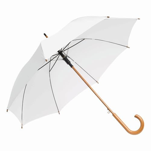 Stockschirm groß Automatik Holzgriff Durchmesser 103cm für Damen und Herren