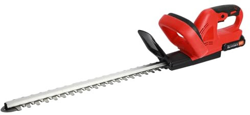 locwanot Taille-haie électrique sans Fil avec Lame à Double Action, 21V 34.25 inch Taille-haie à Batterie Taille-haie pour la Maison, la Cour et Le Jardin UE