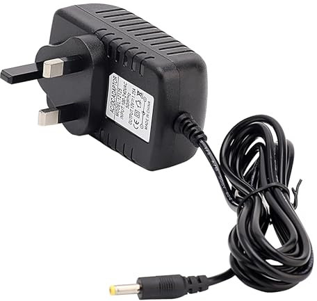 15W Power Supply Black, Compatible with Echo Dot (3rd / 4th / 5th) Gen Dot with Clock Dot Kids Edition Show 5 (1st & 2nd Gen) Spot Pop Fire TV Cube Power Cord