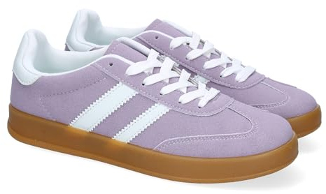 89118 Zapatilla Deportiva de Mujer, Elegante, Dia a Dia, Diseno Moderno Que combina Comodidad y Estilo, Ideales para Cualquier Ocasion. Lila Talla 38