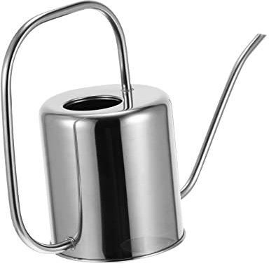 PAMINGONO Gießkanne Edelstahl Mit Langem Auslauf Ergonomische Bewässerungsflasche Für Pflanzen Für Gartenarbeit Und Zimmerpflanzen Rostfrei Und Vielseitig Einsetzbar