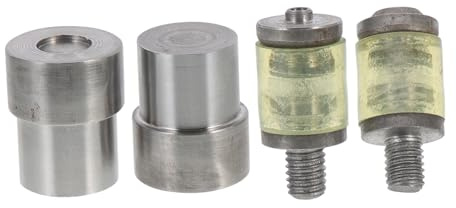Uonlytech Juego de Pernos de Presión para Máquina Perforadora Manual de Acero, Molde de Prensa Fácil de Instalar para Botones de 14mm de Diámetro, 1 Set