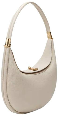 Generisch Crescent Schultertasche | Damen Umhängetasche - Kunstleder Handtasche Shopper Modeaccessoire Für Damen Arbeit Freizeit Urlaub