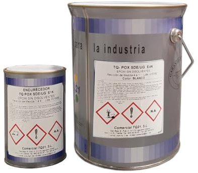 TQ21 Pintura Epoxi Sin Disolventes 2C Blanco 4K+1K