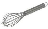 Faringdon 20cm Stainless Steel Whisk, White