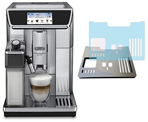 3 x Schutzfolie für DeLonghi PrimaDonna 650.85, 650.75, 656.75, 656.85 | Transparenter Kratzschuzt für ihre Tassenablage/ Tropfblech/ Abtropfblech