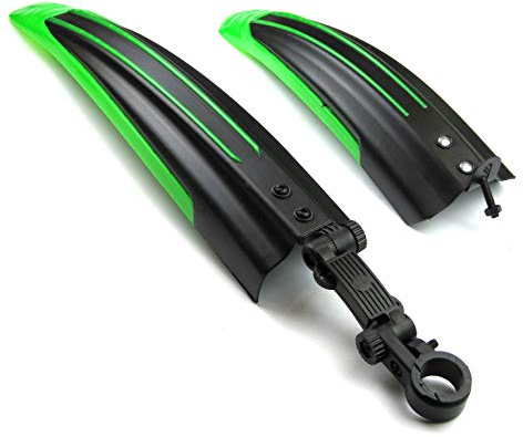 INION - Set für Vorderrad Hinterrad Schutzblech Kotflügel Spritzschutz Radschutz Schmutzfänger Fahrrad jurfahr