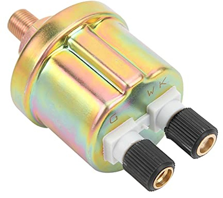 EBTOOLS ansmetteur de pression d'huile Transducteur de pression Manocontact de pression d'huile Unité d'envoi de pression d'huile Alarme de basse pression d'huile Capteur de pression d'huile 1/8NPT 0