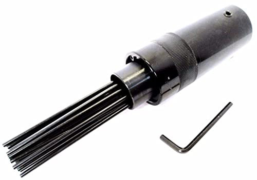 Dunnet Tools Air Hammer Needle Scaler Attachment Heavy Duty Pneumatic Tools Air Descaler Removes Paint Rust Fibreglass 19 Mini Needle Scaler Deburring Tool For Rust Repair