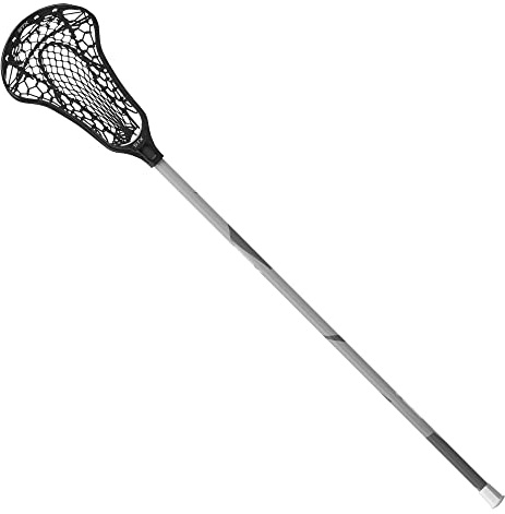 STX Lacrosse Women's Crux 400 Complete Stick with Crux Mesh 2 Pocket, Black