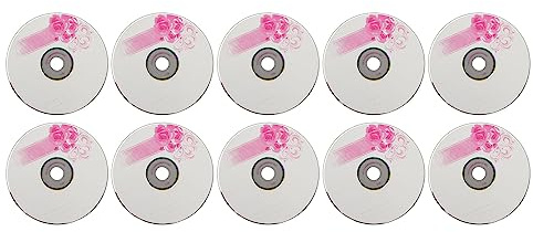 mlida Disco Registrabile, CD Vergini di Materiale PC, Memorizza 175 Brani, 700 MB, 52 Volte, Ampiamente Utilizzato, Comodo per la Musica (10PCS)