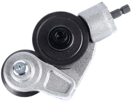 Electric Drill Plate Cutter, Electric Drill Shears Attachment Cutter Nibbler, Plate Shear Adapter, DIY Metal Drill Attachment for Thin Iron Sheets Thickness of 0.3 Inches or Less
