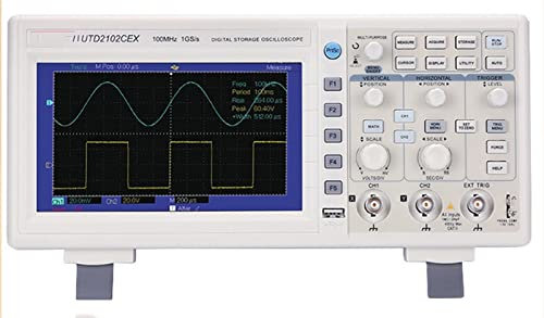 KOZWAY Oscilloscope, Oscilloscope Numérique Oscilloscope Analogique À Double Oscilloscope 100MHz Bande Passante UTD2102CEX-EDU