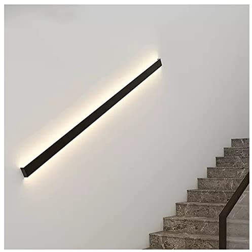 CENAP Corrimano Illuminato - Maniglia per Porta d'ingresso a LED - Barra Luminosa Decorativa da Parete - per Scale corridoio corridoio Camera da Letto - Corrimano per Scale in Alluminio (Colore :