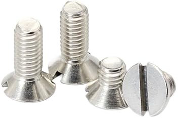 AQXYYWEI 30 Stück M2,5 Edelstahl-Haushaltsmaschinen, EIN-Wort-Schraube, Schlitzschraube, Senkkopfschrauben, 14–20 mm (Size : M2.5x14mm)