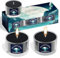 VALLYDOM Scented Candle Gift Set, 3 Votive Candles Gifts for Women, Black Candles for Men, Lavender Candle Gift for Sleep