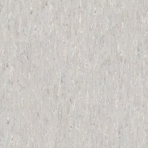 VINYL FLOORING UK Light Grey Tile Effect Slip-Resistant Contract Commercial Heavy-Duty Flooring with 2.0mm Thickness-11m(36'1) X 2m(6'6)-22m²