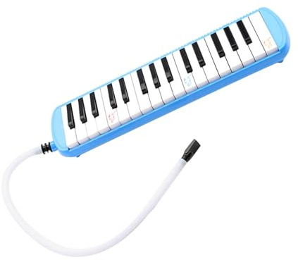 Melodica Instrument mit 32 Tasten für Anfänger und Musik | Kunststoff Ausführung, Langes und Kurzes , für Party und Performance, Kompakt und Tragbar