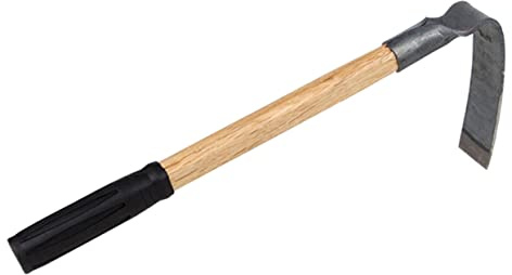 Toyvian Herramientas Agrícolas De Azada para Jardinería Azada De Acero Pequeña para Desherbar y Plantar Exteriores y Color Negro