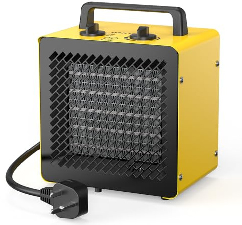 DAHTEC 2800W Portable Ceramic Fan Heater - Fast Heating & Energy Efficient - Electric Space Heaters - Overheat Protection - Ideal for Home & Office