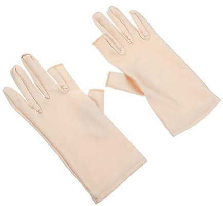 VICASKY Sunscreen Glove Cover Thin for Uv Shield Riding Gloves for Nail Art Accessory During Facial Caring