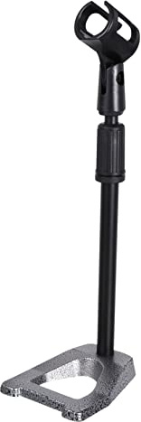 Toddmomy 1 Satz Verstellbarer Mikrofonständer mit Metallbasis Höhenverstellbar von Stabiler Mikrofonhalter für Studio und Broadcast mit Schwerem Fuß