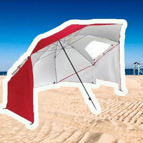 Sombrilla portátil para tienda de campaña de playa, protección UV UPF 50+, refugio solar, configuración instantánea, sombra resistente al viento para pesca, camping, césped y deportes al aire libre