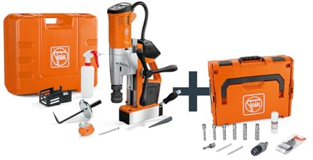 Taladro magnético universal con batería de hasta 35 mm con kit de usuario AKBU 35 PM