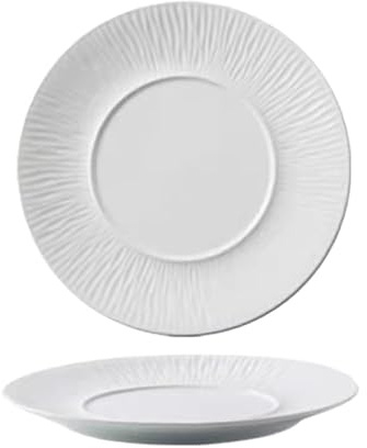 Dinner Plate Nordic Steak Dinner Plate White Ceramic Home Japanese Tableware Dinner Tray