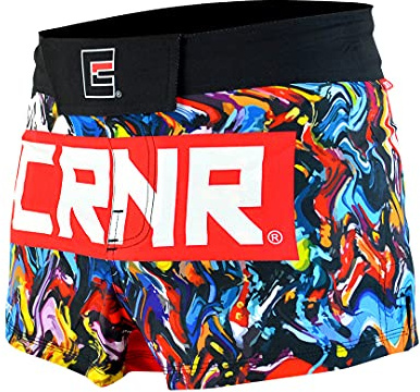 Combat Corner BOSS Fight Shorts BJJ MMA Muay Thai Kickboxing Quick Dry Athletic Fight Shorts for Men and Women