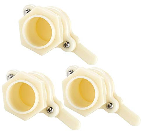 ZffXH 3/10 Stück Honighahn, Honig Absperrschieber, Honig-Torventil, aus Nylon, Imker