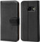 Verco Handyhülle für Samsung Xcover 4 Hülle, Xcover 4s Schutzhülle für Samsung Galaxy Xcover 4 Tasche PU Leder Flip Case Brieftasche - Schwarz