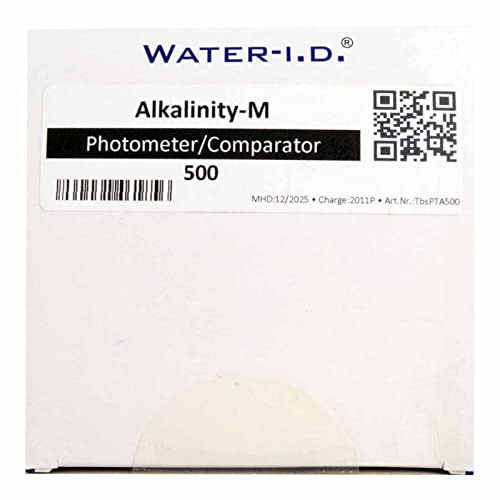 well2wellness® Pool Testtabletten/Messtabletten Alkalinity-M (Alkalität/Säurekapazität) für Photometer/Comparator - 500er Pack