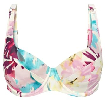 Triumph Summer Fleur WP 01, Bikini Top Damen, Mehrfarbig (Pink - Dark Combination), 40
