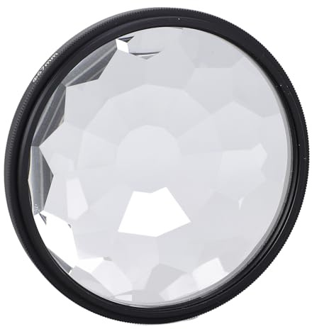 67 Mm Kaleidoskop-Filter, Spezialeffektfilter, Prisma, Optisches Glas mit Motiven mit Mehreren Brechungen, Wasserdichter, Kratzfester Kaleidoskop-Prisma-Spezialeffektfilter