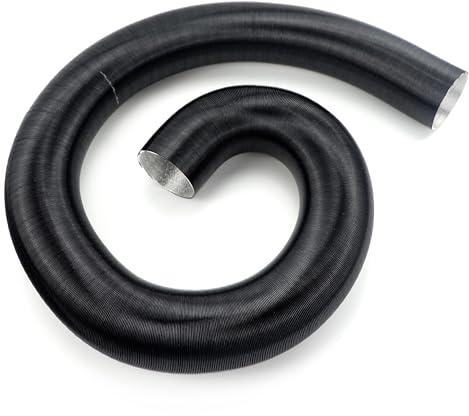 EricAuto 25mm/42mm/60mm/75mm Flexible Air Ducting Pipe Hose for Air Diesel Parking Heater, Compatible with Caravan, Camper, and Vehicle Heating Systems (75mm- 300cm Stretched Length)