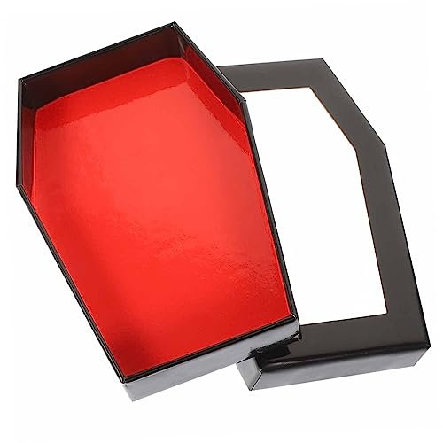 HAPINARY Scatola Portaciglia Finte Design A Forma Di Bara Contenitore Per Ciglia Halloween Stile Moda Organizzatore Imballaggio Ciglia