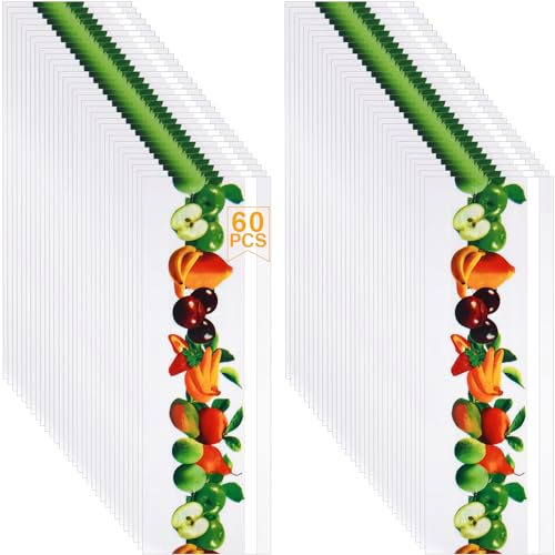 Paquet de 60 pièges Autocollants à Mouches, pièges à Mouches pour fenêtre, papiers pièges Collants à Mouches, Attrape-Mouches d'intérieur, Autocollants à Mouches pour la Maison